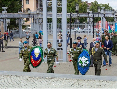 В Альметьевске празднуют день Воздушно-десантных войск