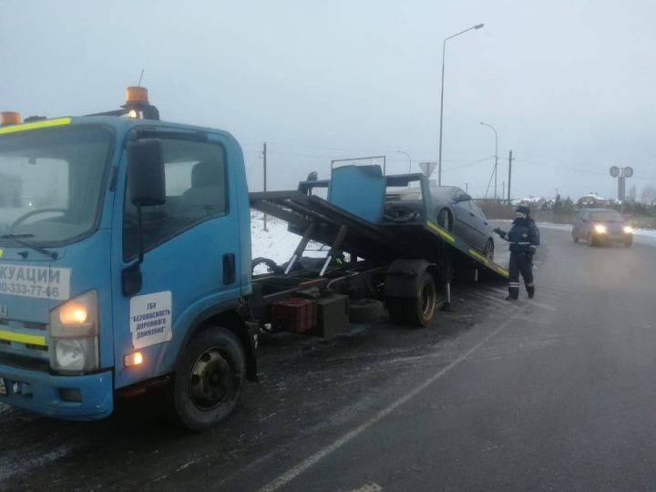 В Альметьевском районе во время спецоперации поймали пьяного водителя