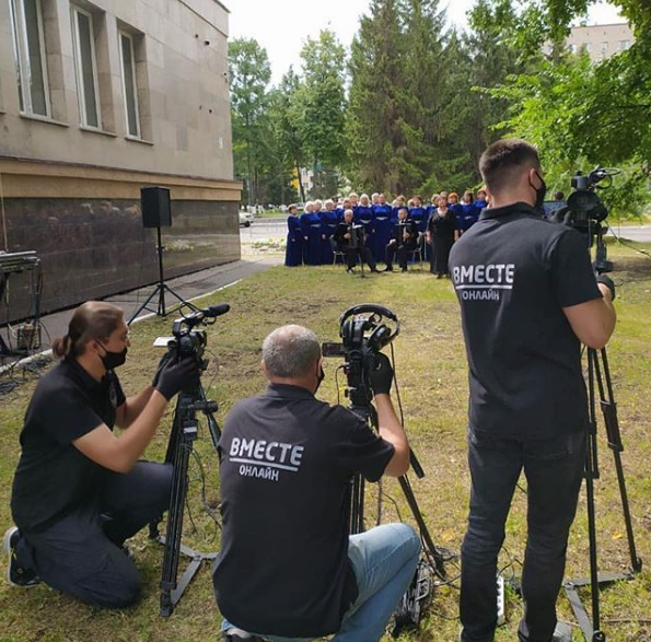 Әлмәттә "Балкыш" - "Сияние" VI Республика фестиваленең зона турын төшерәләр⠀