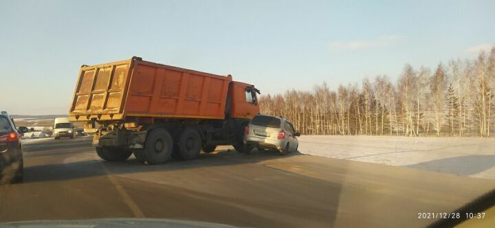 Әлмәт районында авария булган