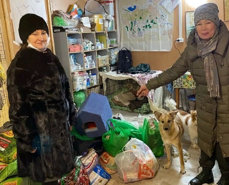 Әлмәт укучылары "Путь домой" хайваннарга ярдәм фондына булышлык күрсәткән