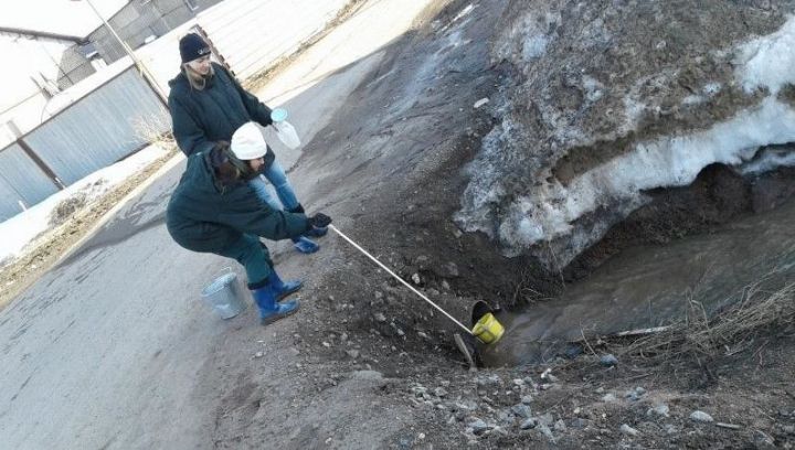 Экологлар Әлмәт районында су сыйфатын тикшерде