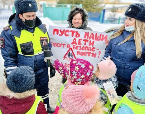 Әлмәттә «Без-имин хәрәкәт өчен!» акциясе узды