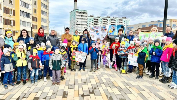 Әлмәттә "Самокат һәм велосипед – кагыйдәләр буенча йөргәндә куркынычсыз" дигән профилактик акция уздырылды