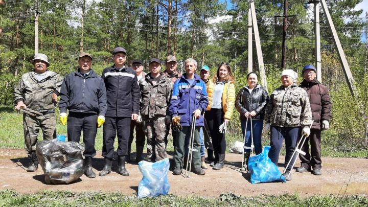 Әлмәттә "Татарстанның чиста урманнары" республика акциясе узды