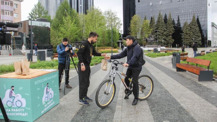 Әлмәтлеләр "Эшкә велосипедта" акциясендә катнашты