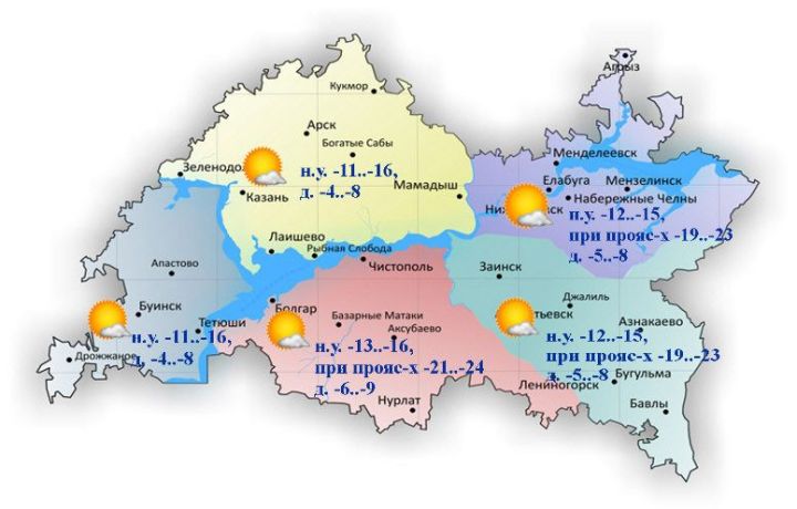 26 февральгә һава торышы